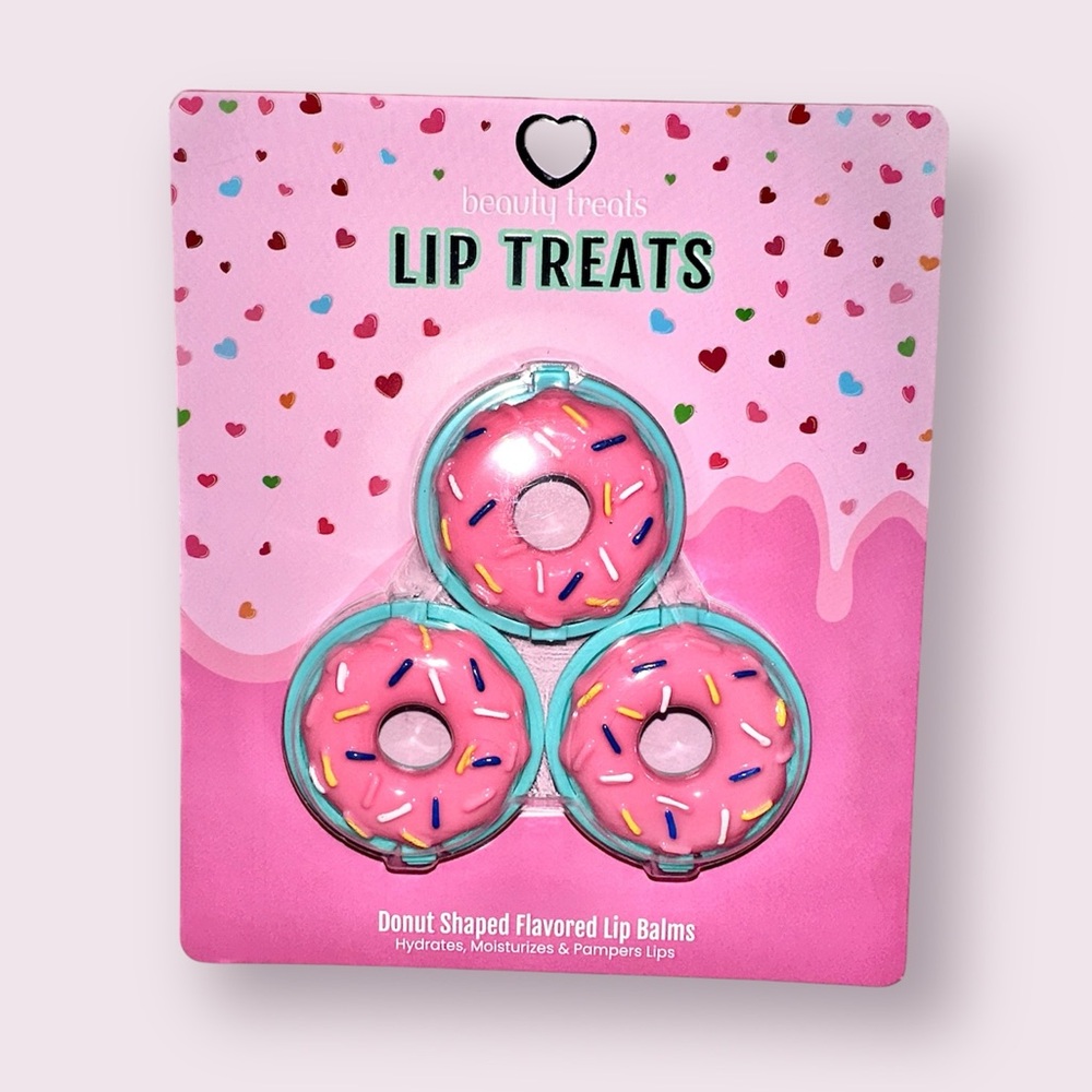 NIP Donut Shaped Flavored Lip Balm Set
